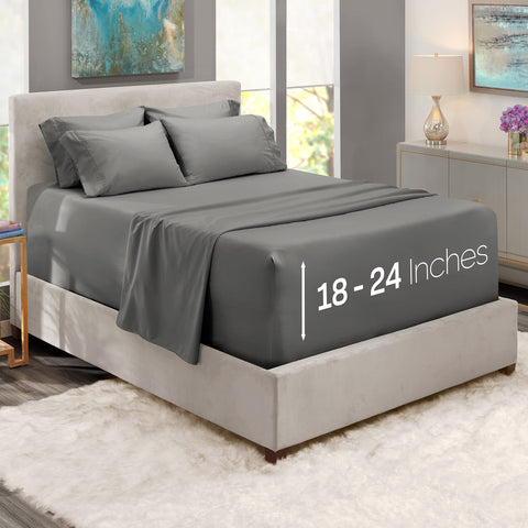 Flat sheet laid flat with 81x96 inch dimension ideal for full-size sets