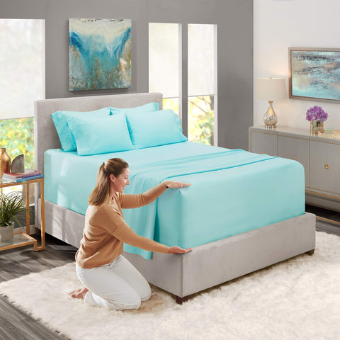 Hearth & Harbor pillow cases set for king size beds adds soft, breathable luxury.