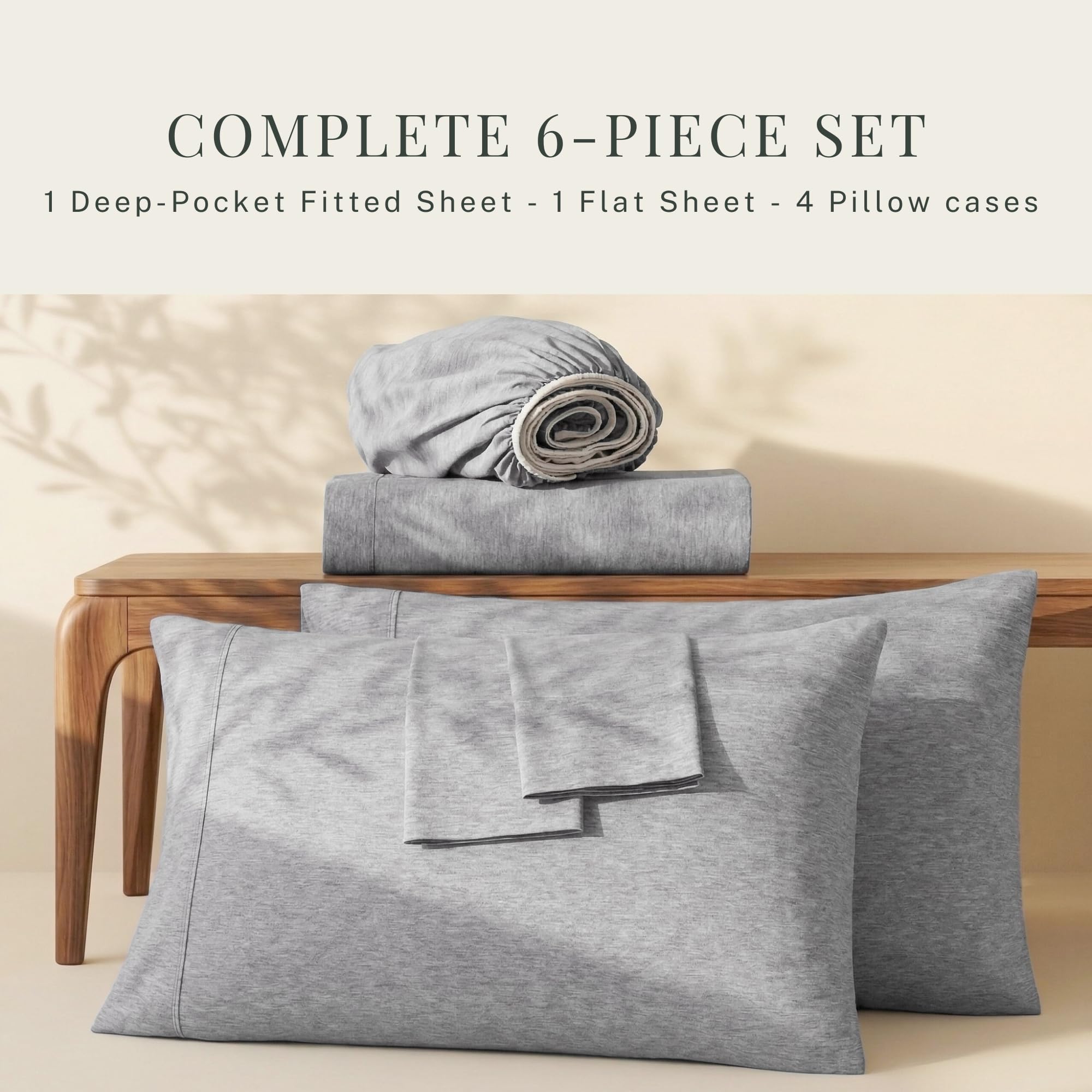 Hearth & Harbor pillowcases 20 by 40 inches offer roomy, comfortable sleep standard.