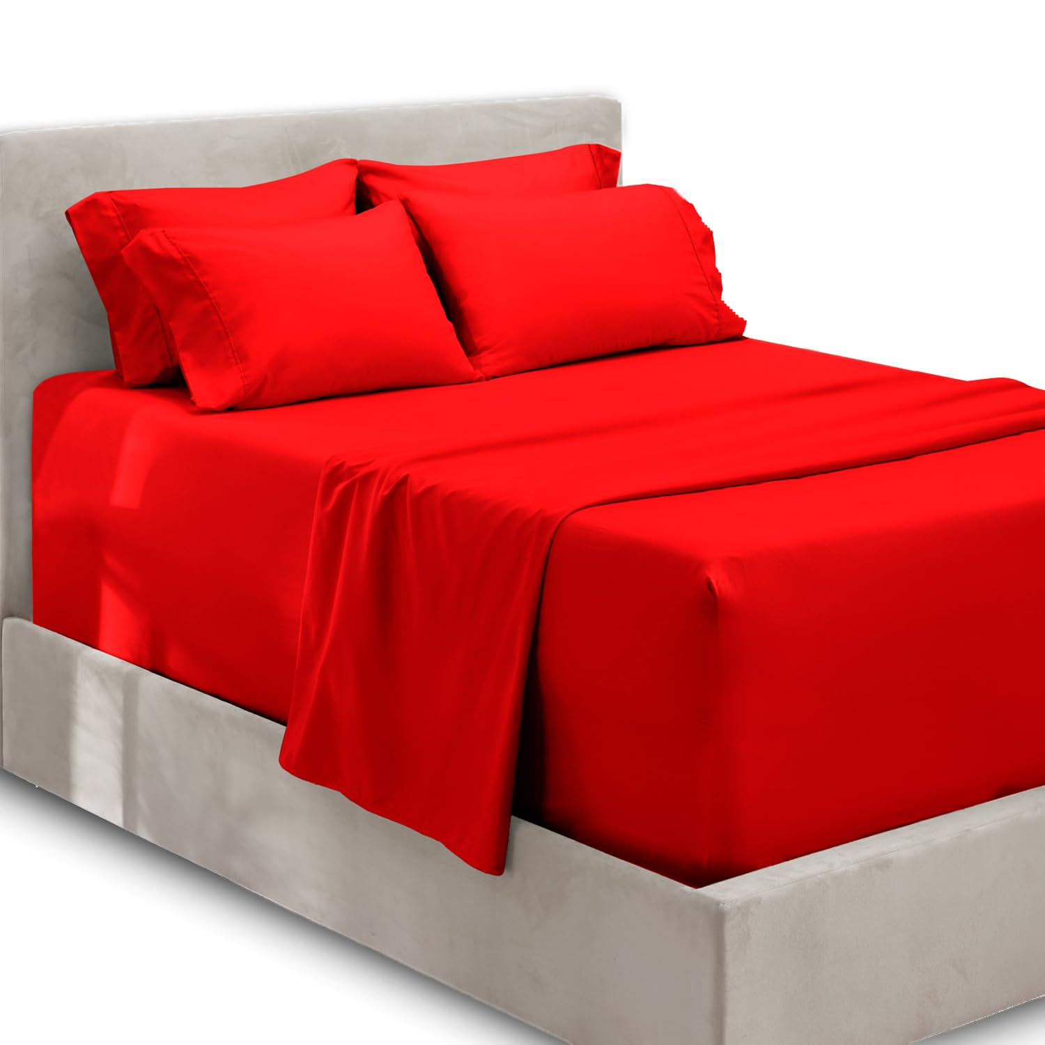 Hearth & Harbor queen sheet set package ready for bed refresh and styling
