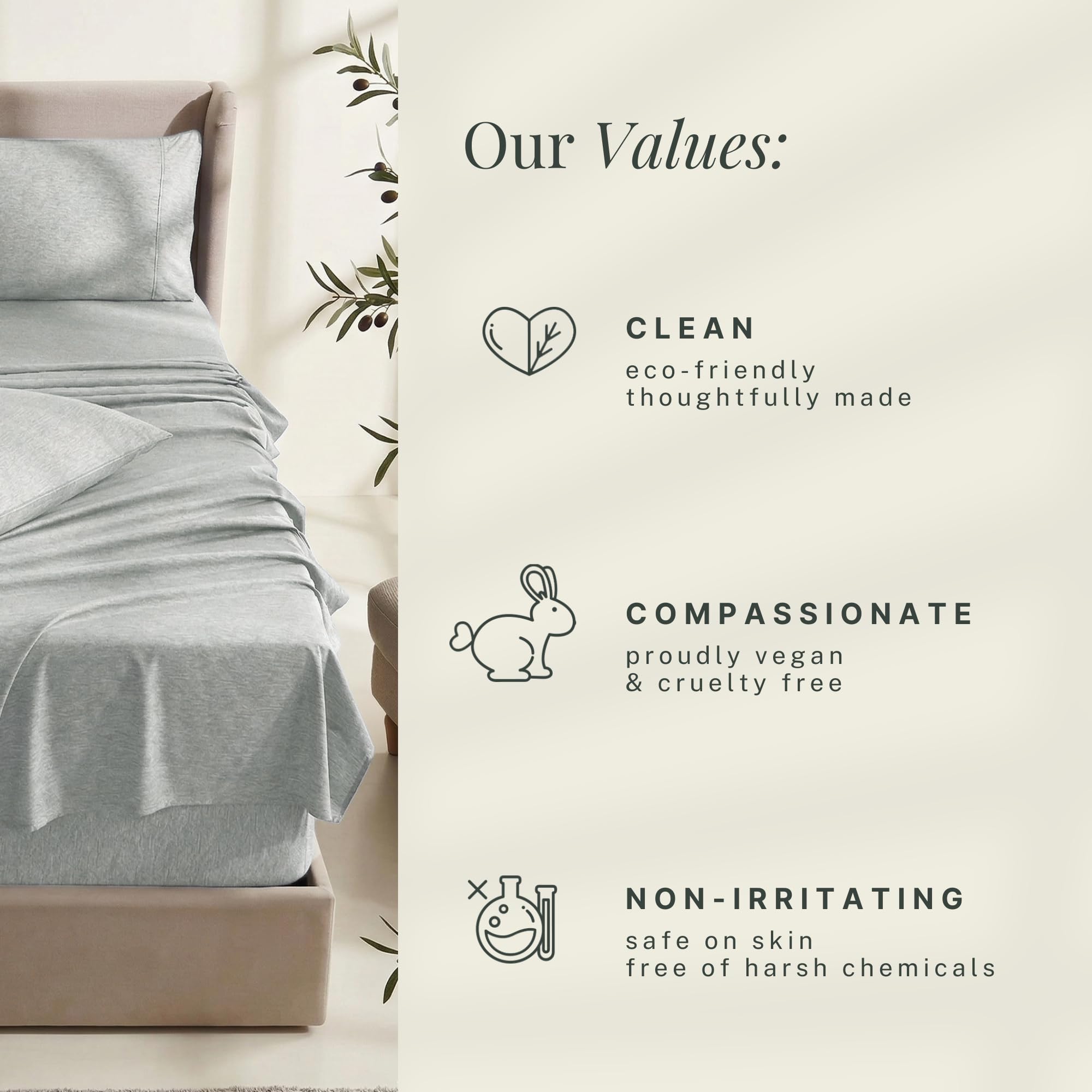 Hearth & Harbor sheets are machine washable and quick-drying for easy care