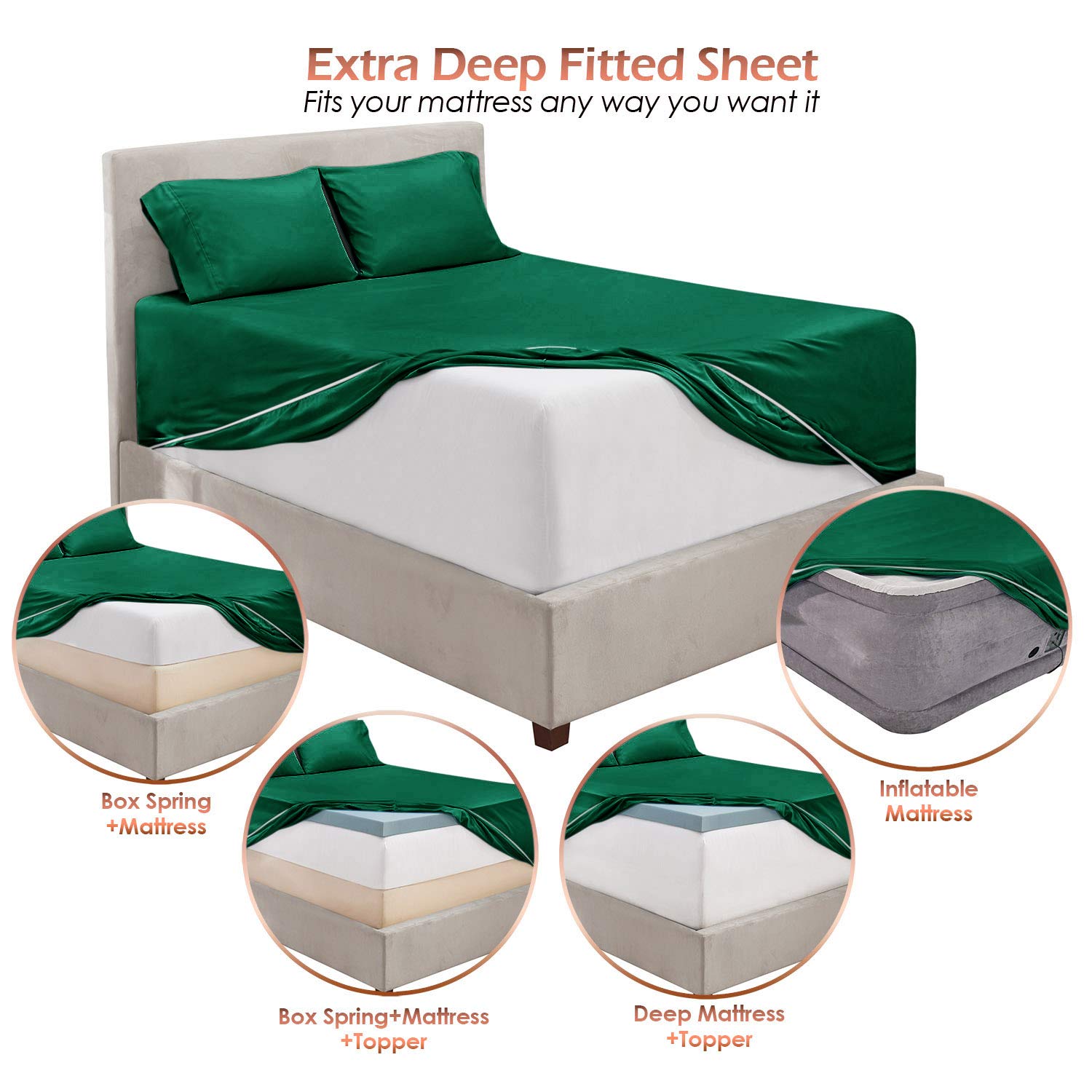 Hearth & Harbor queen pillow cases 20x30 deliver soft, breathable comfort.