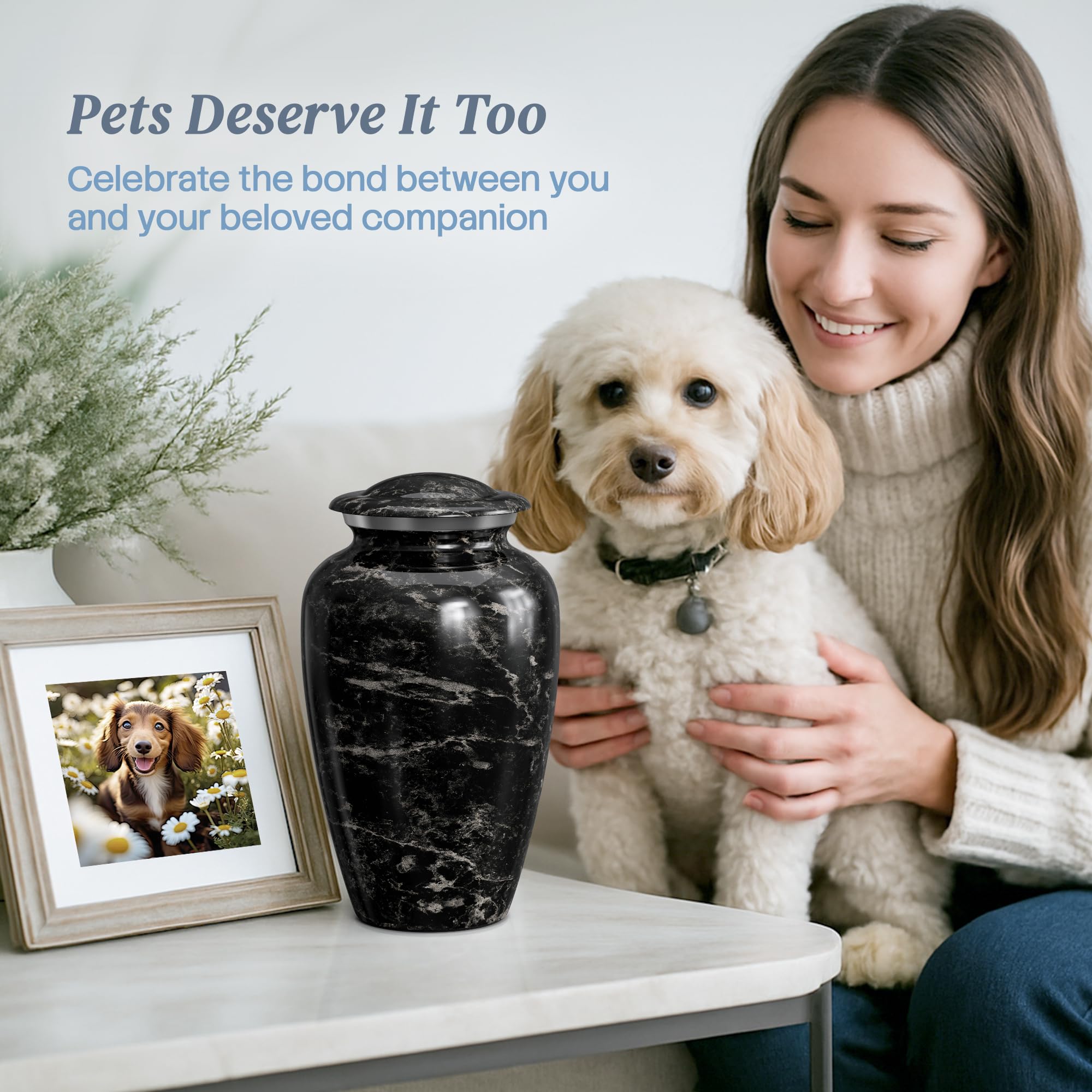 Hearthy Home interment or display urn, versatile memorial option.