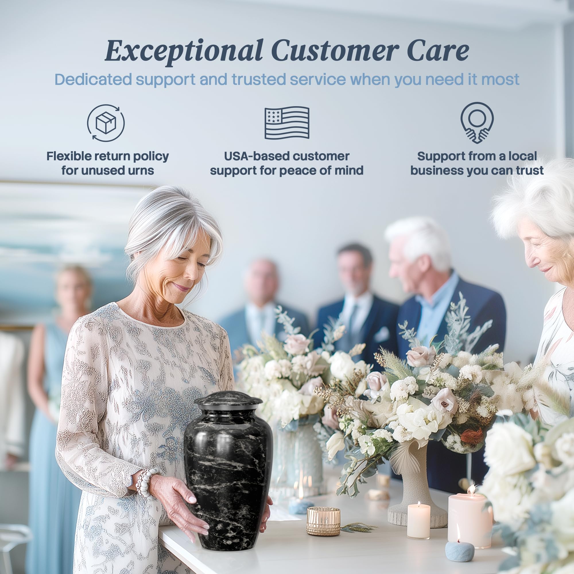 Hearthy Home large-urn for ashes, ceremonial display and remembrance.