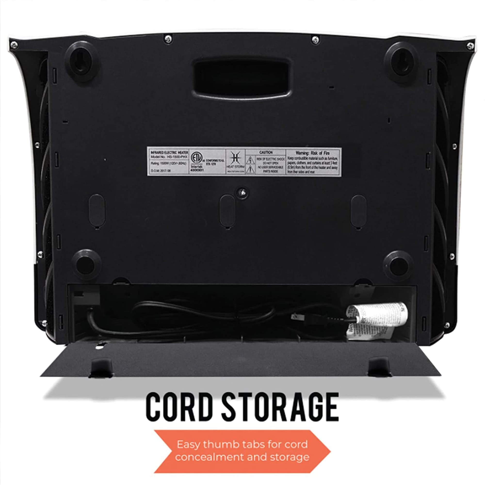 Heat Storm cool-to-the-touch grill enhances safety during daily use.
