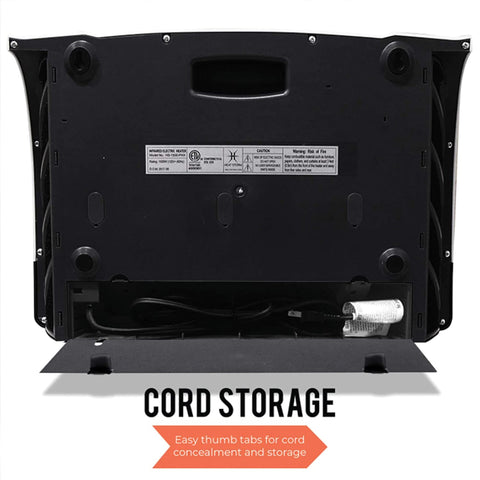 Heat Storm cool-to-the-touch grill enhances safety during daily use.
