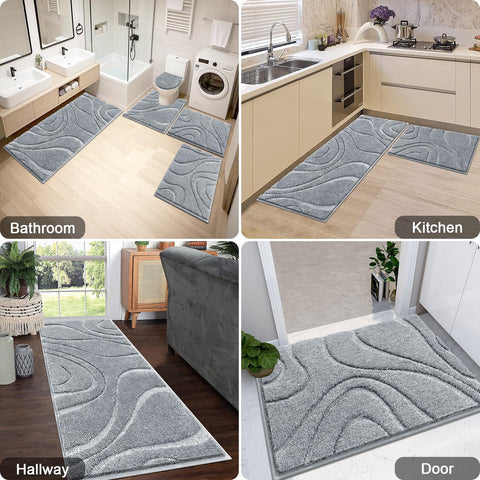 HEBE RUGS machine washable design simplifies cleaning and maintenance