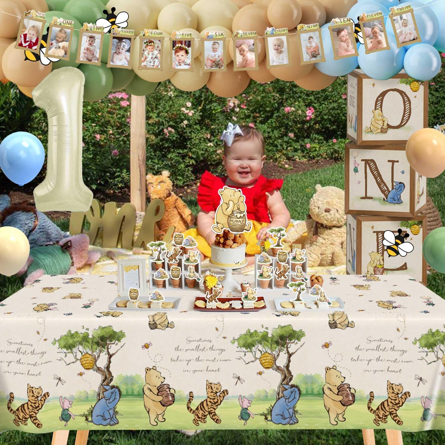 Heboland high-chair banner adds birthday milestone flair