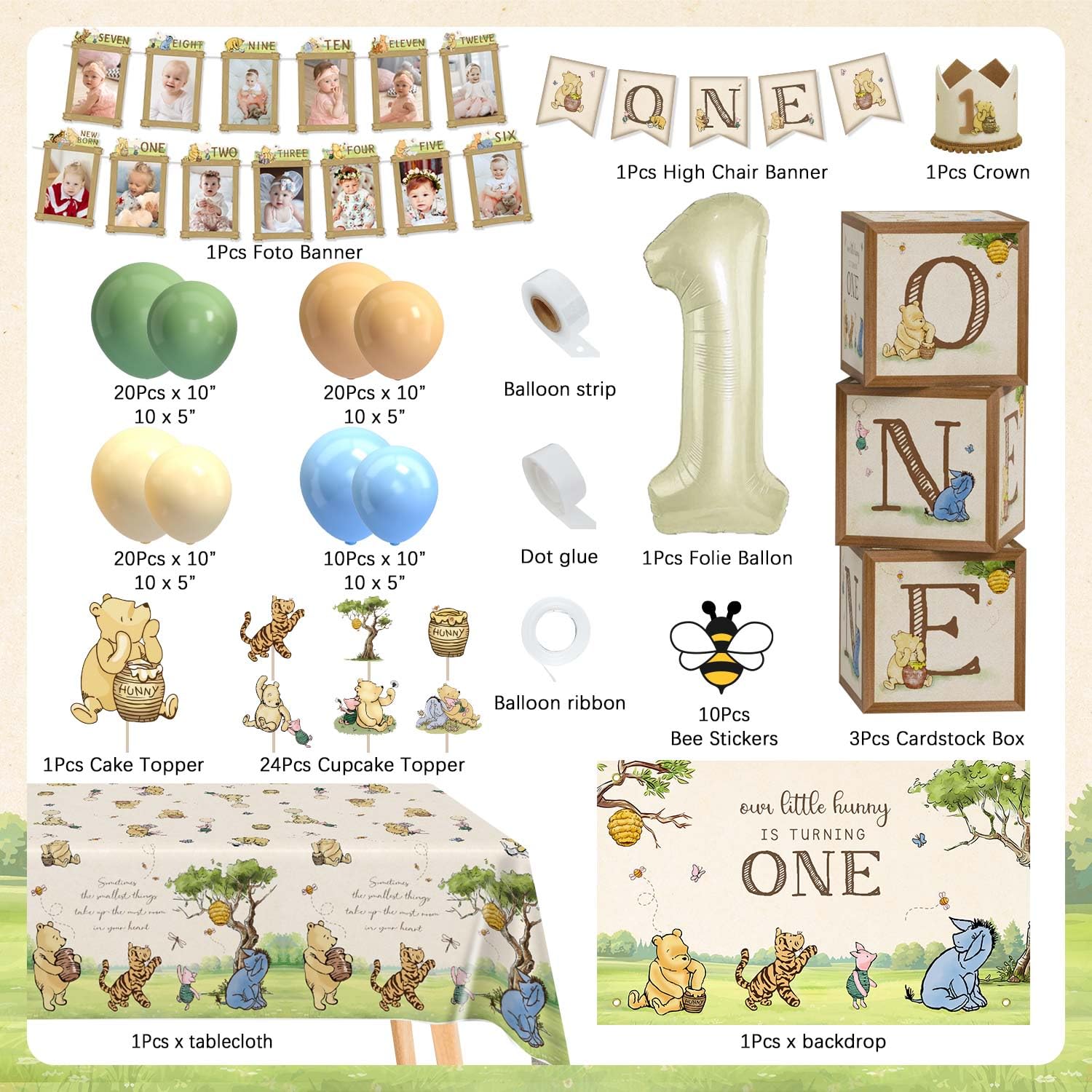 Heboland Winnie backdrop sets a dreamy background for family portraits