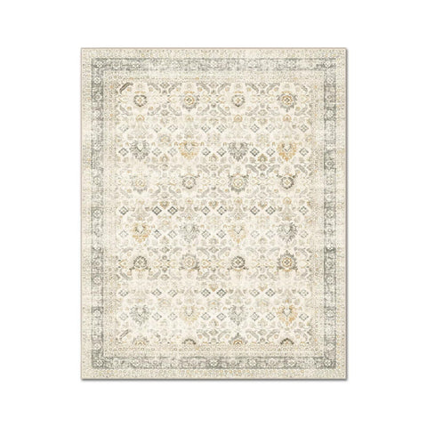 Hedwior neutral oriental rug fits various rooms stylishly