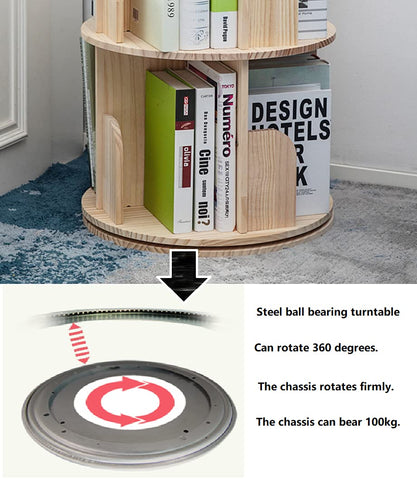 Heehee large capacity holds about 100 medium-sized books