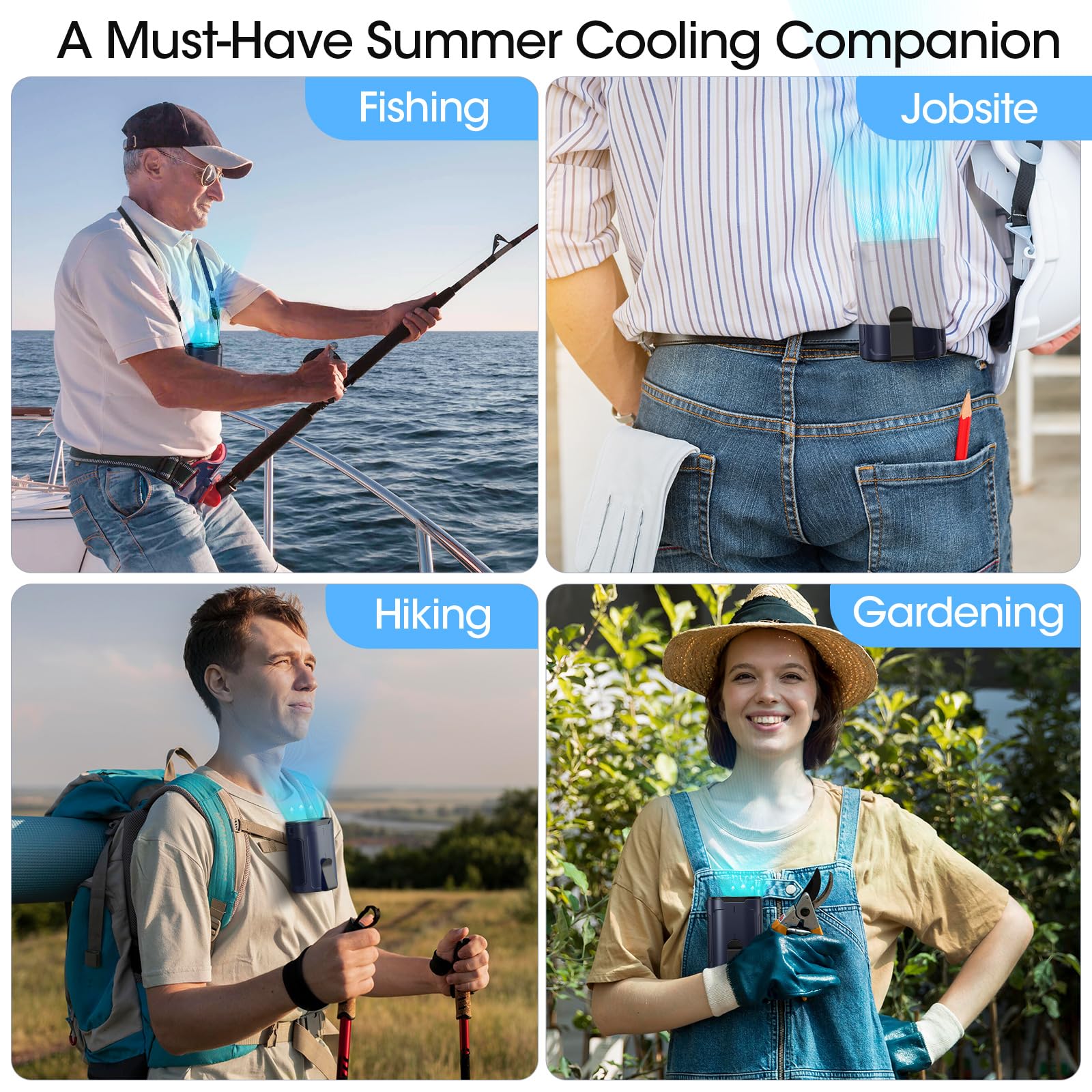 Heelkl lightweight design clips easily to belts or bags