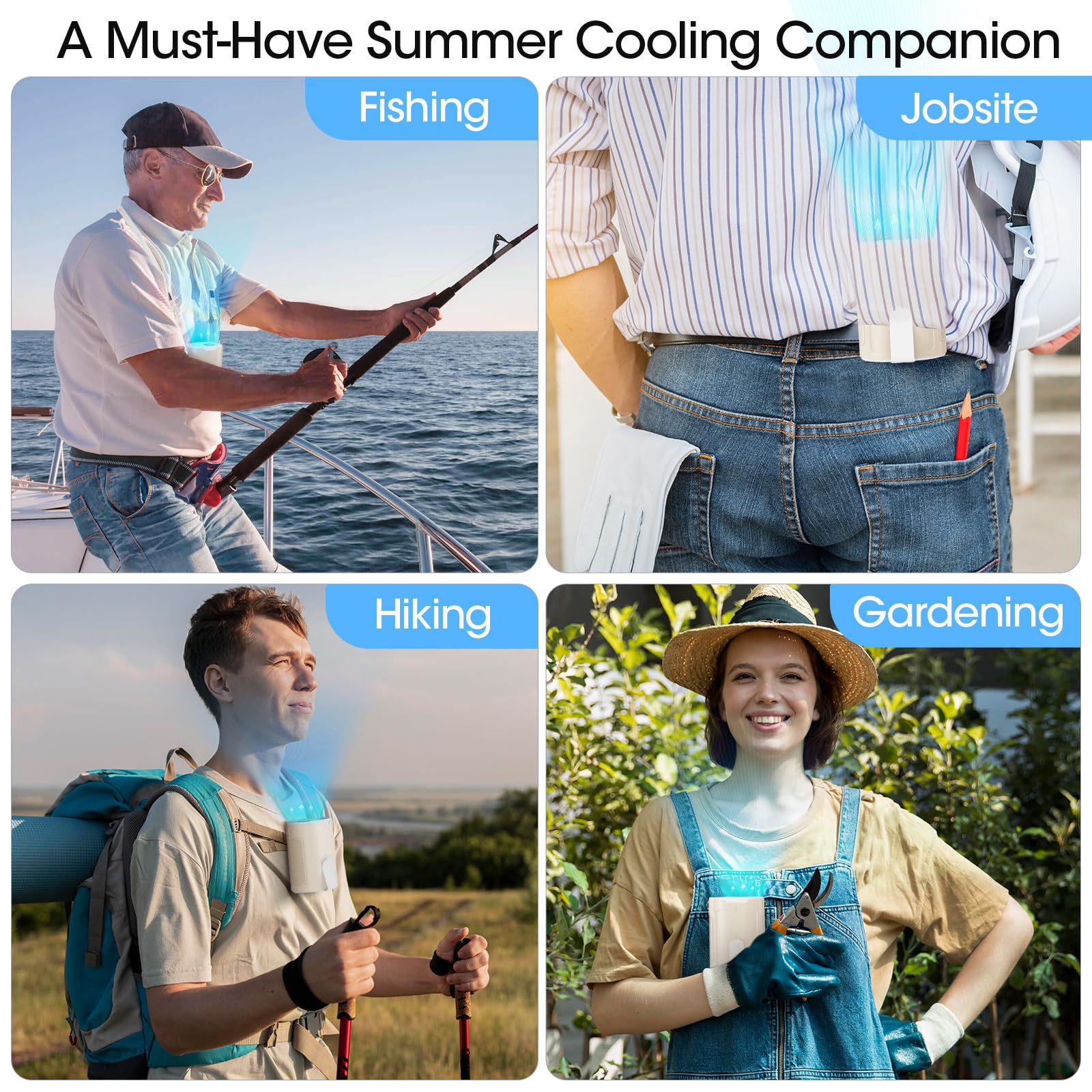 Heelkl compact wearable design fits belts and backpacks