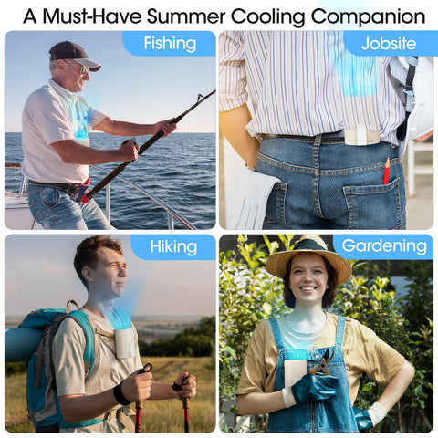 Heelkl compact wearable design fits belts and backpacks