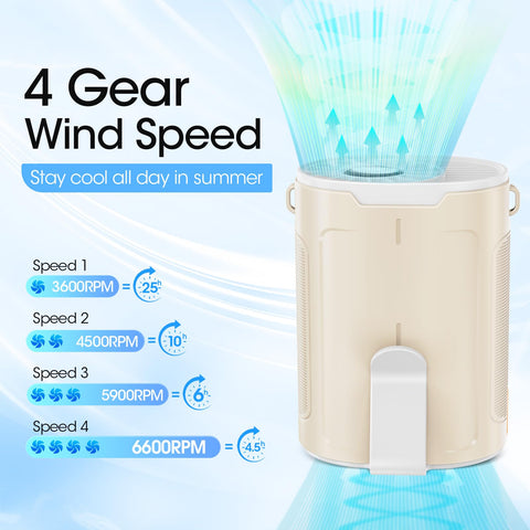 Heelkl waist-clip fan attachment demonstrates hands-free cooling on the go