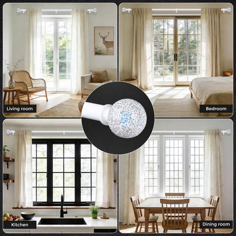 Hei! Dear decorative curtain rod suitable for living rooms and bedrooms.
