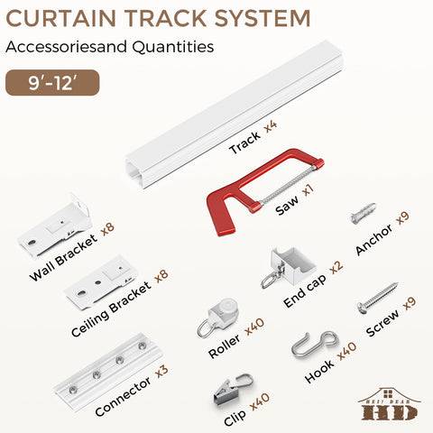 hei! dear compatible with grommet, pleated, and ring-top curtains.