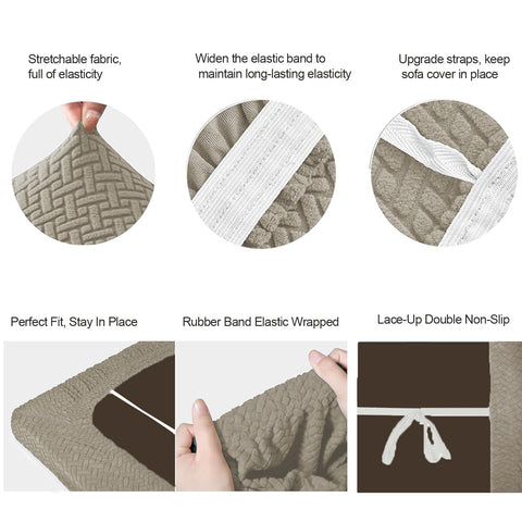 Heicofer anti-slip straps secure the cover during travel and activities.