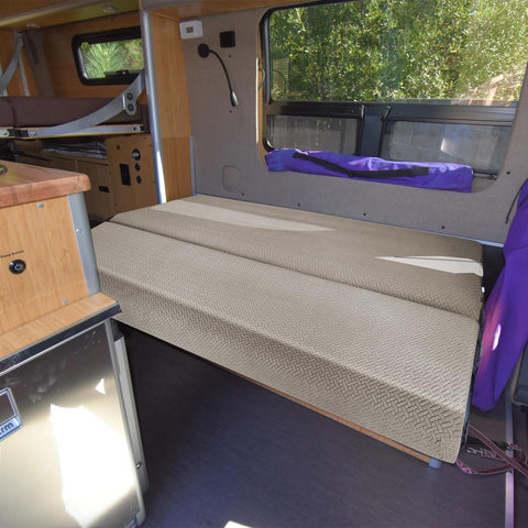 Heicofer jackknife sleeper fit covers common RV sofa bed dimensions.