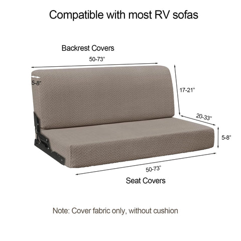 Heicofer RV couch cover seat protects cushions from pets and everyday use.