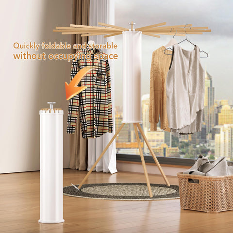 HEILAIYI extra-poles-included enable tool-free setup and more drying options.