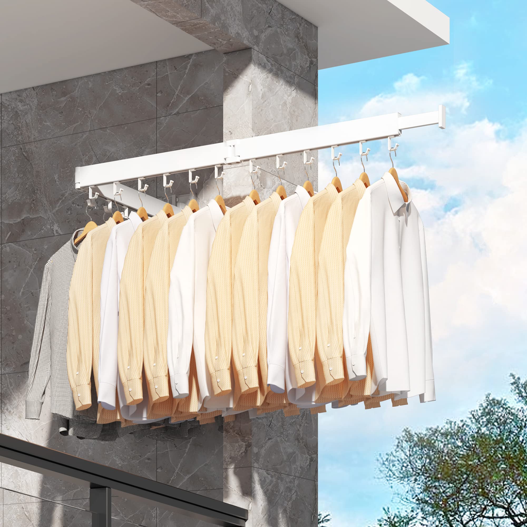 HEILAIYI indoor and outdoor drying rack for versatile use