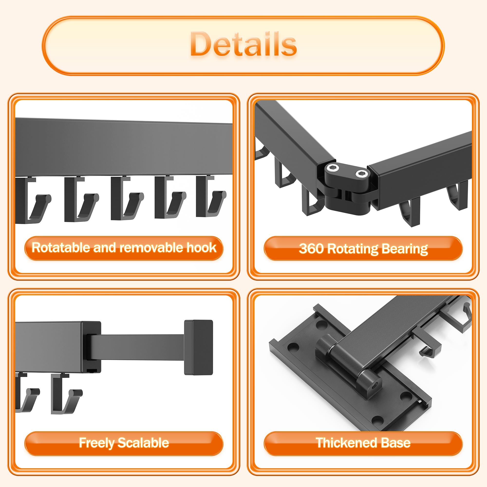 HEILAIYI rack tested to support up to 150 pounds