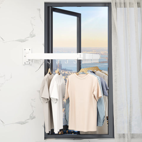 HEILAIYI near-window placement helps sun exposure for quicker air-drying