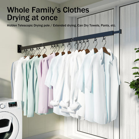 HEILAIYI space-saving design keeps laundry area neat
