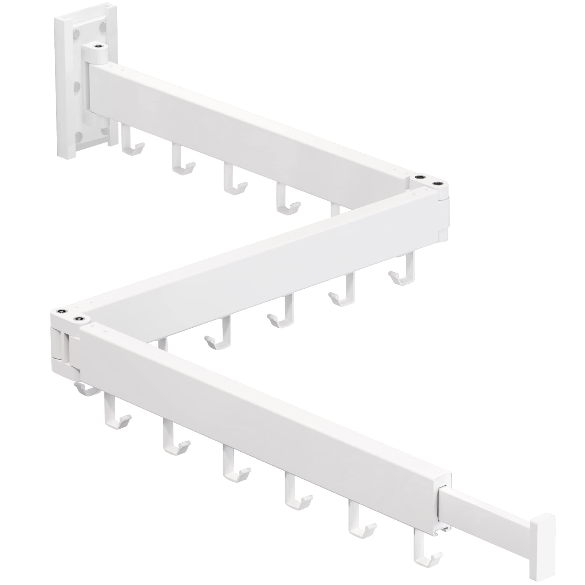 HEILAIYI wall-mounted drying rack folding design saves floor space