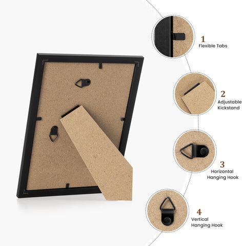 Heimlove 5x7 frame supports thicker art like diamond paintings