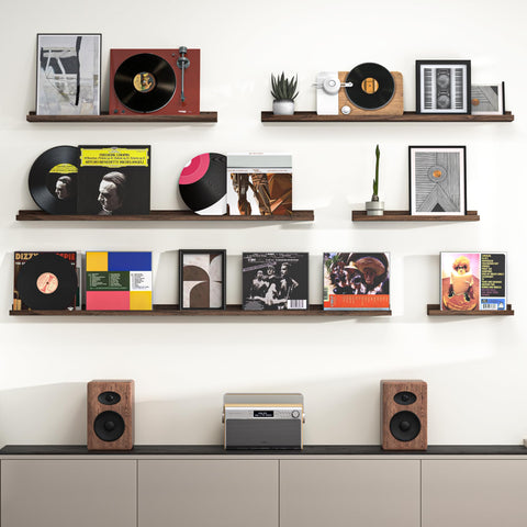 Heimlove display shelf for photos frames keeps memories organized and showcased
