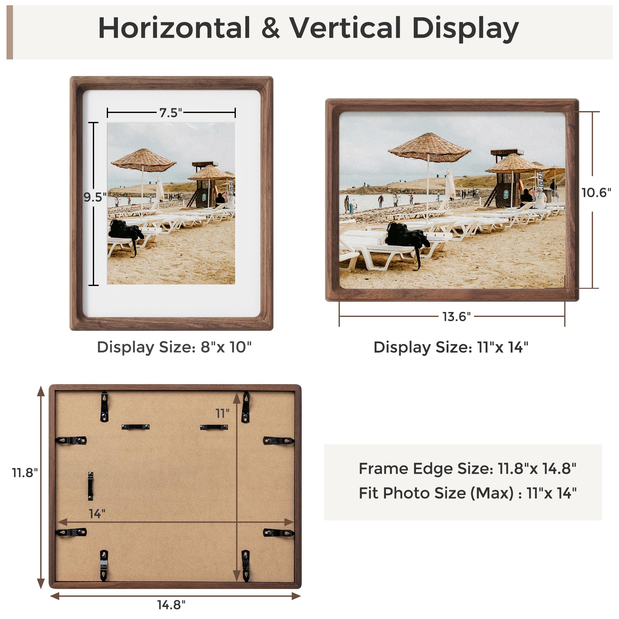 Heimlove handmade walnut frame with careful crafting from design to painting.