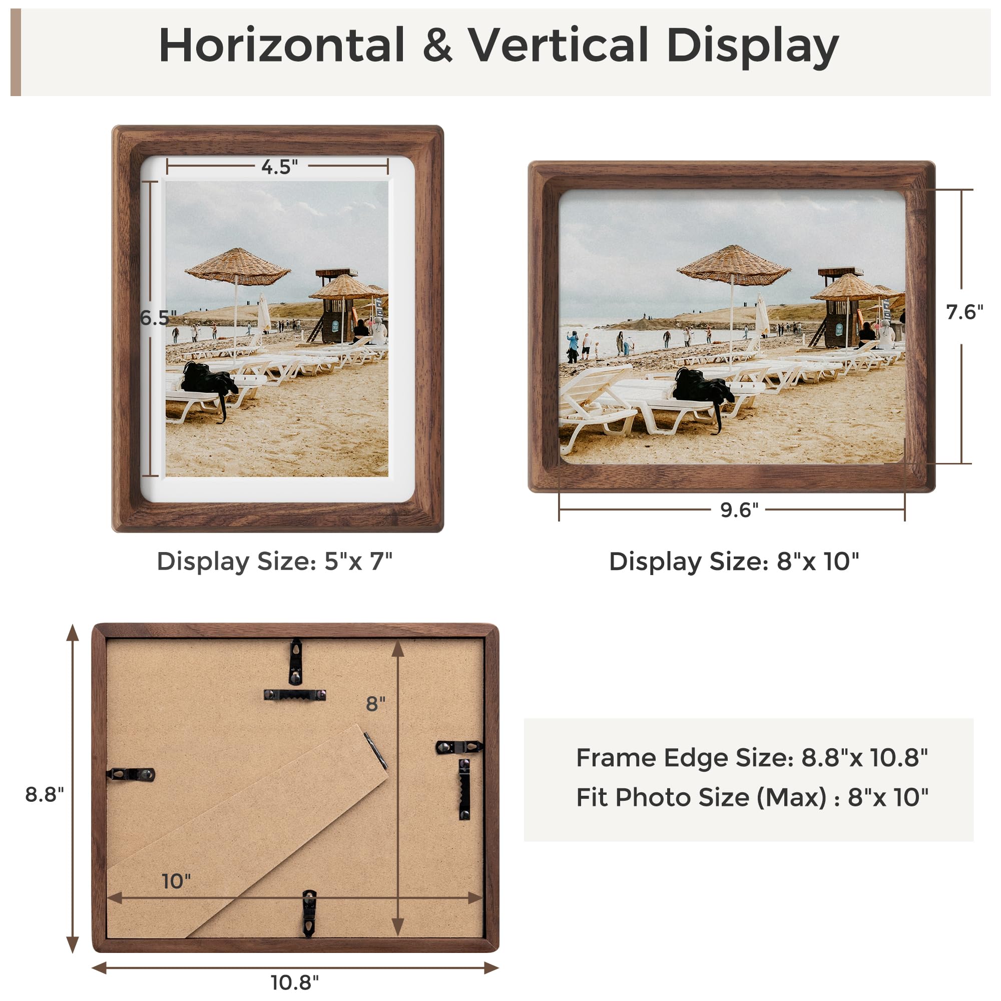 Heimlove handmade walnut frame demonstrates craftsmanship from cut to finish for warm home décor.