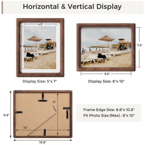 Heimlove handmade walnut frame demonstrates craftsmanship from cut to finish for warm home décor.