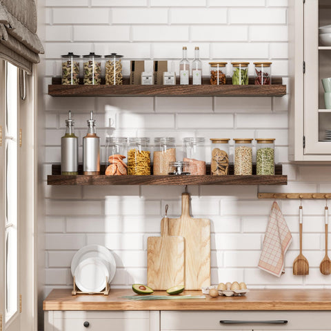 Heimlove waterproof PVC outer shell protects shelves in moisture-prone spaces.