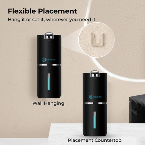 Heione compatible with foaming and diluted soaps for easy use.