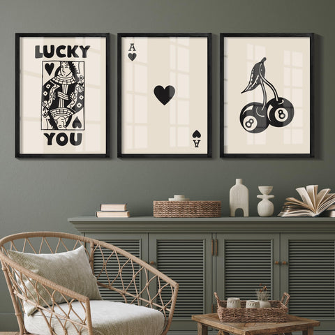 Heiple poster trio makes a thoughtful gift for poker fans.