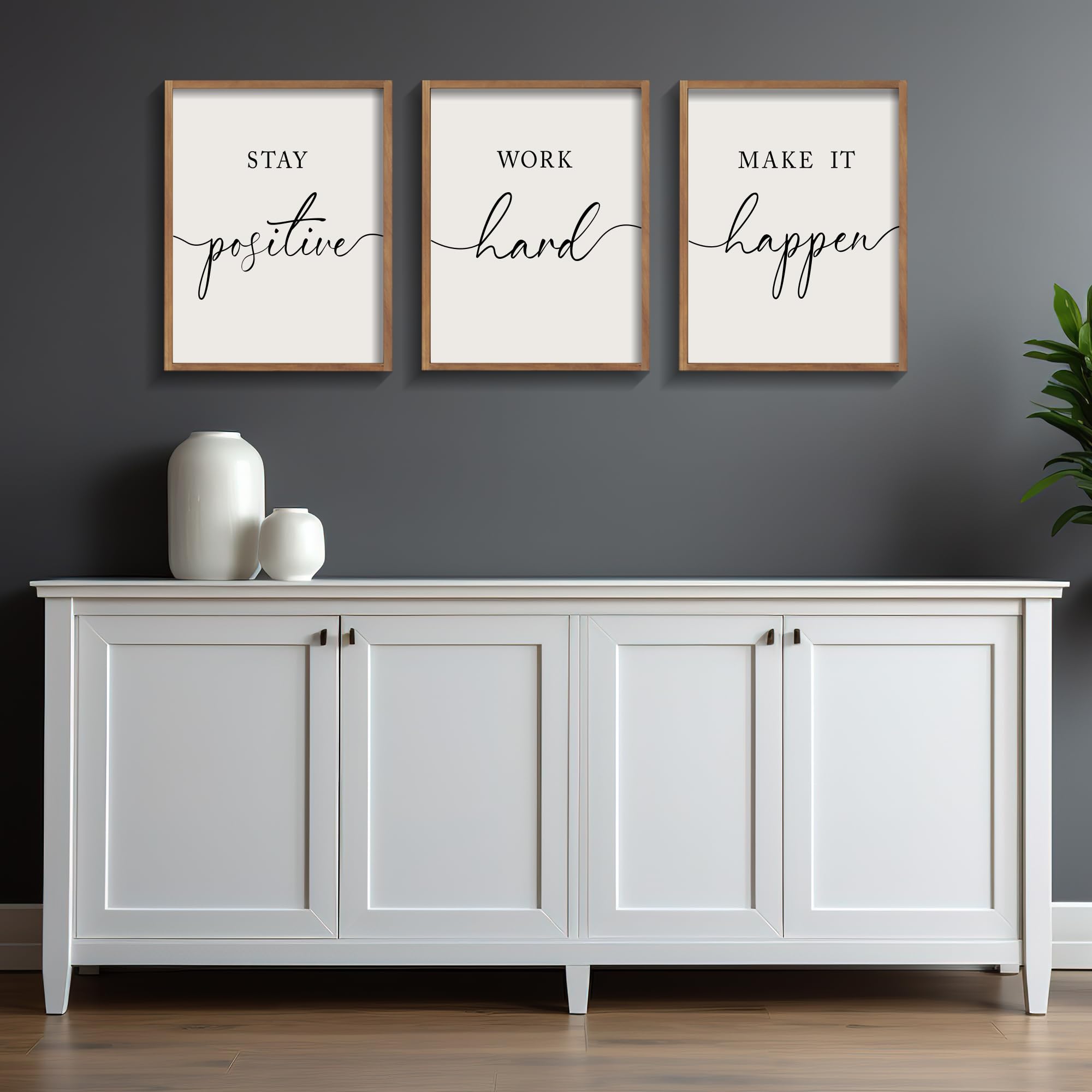 Heiple motivational wall art in an office or classroom setting.