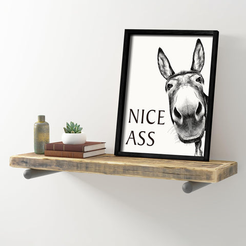 Heiple framed bathroom art ships securely and is ready to display.
