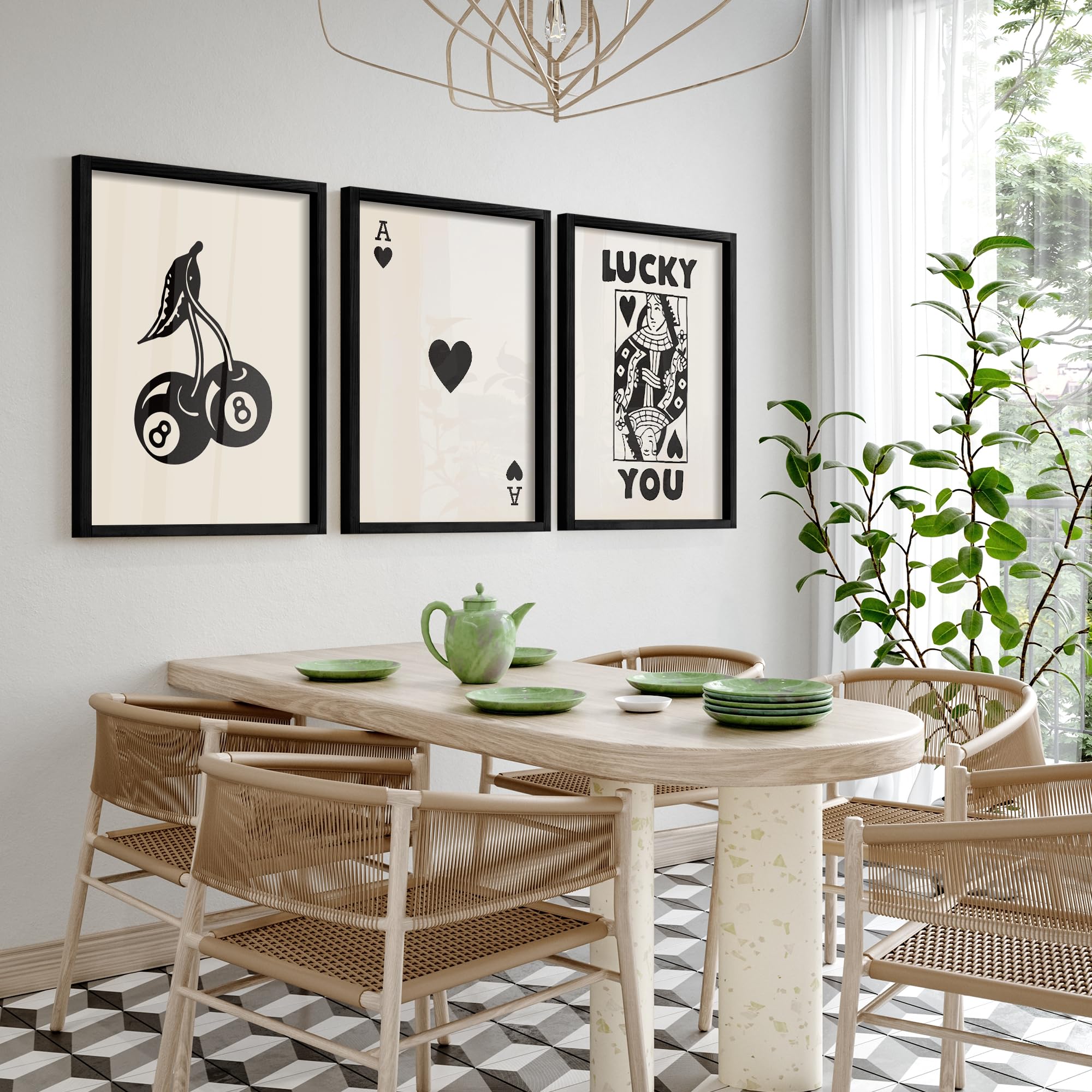Heiple wall art fits bathrooms, kitchens, dens for versatile styling.