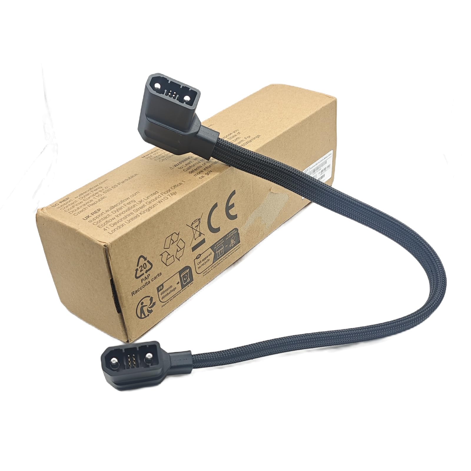 Helix Haven extra battery cable connects Delta Max securely for reliable power.