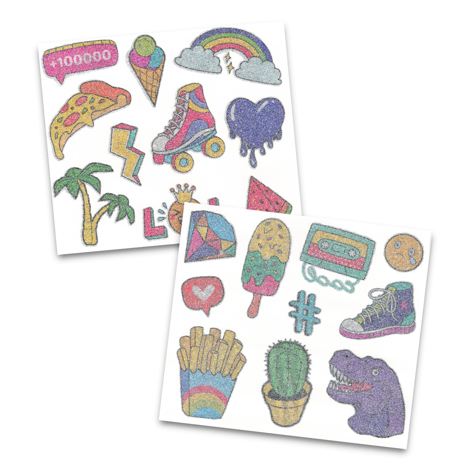 Hello Kitty stickers sheet to decorate loot bags and gifts.