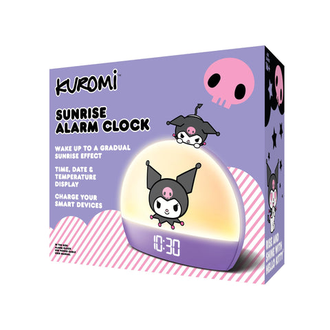 Hello Kitty Sunrise Alarm Clock charming design adds cheerful vibes to any room.