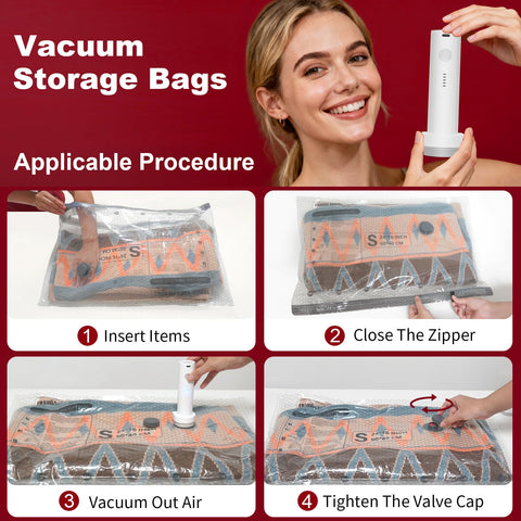 HelpLand storage pouch with bags kept organized during travel.
