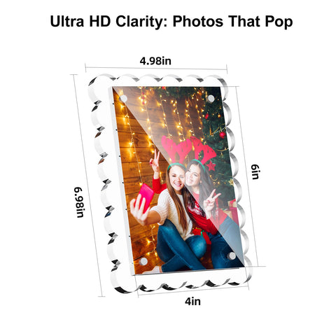 HELPLEX magnetic closure frame panels secure photos and simplify swapping