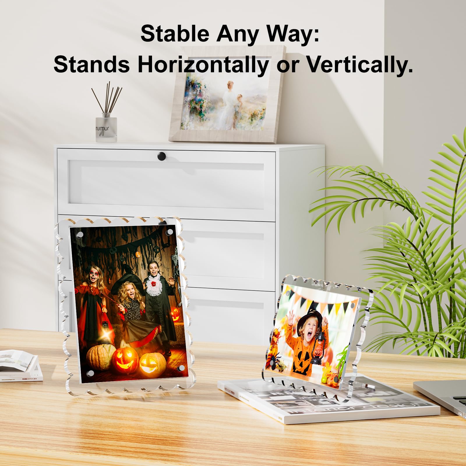 HELPLEX vertical and horizontal display stand enables flexible layouts