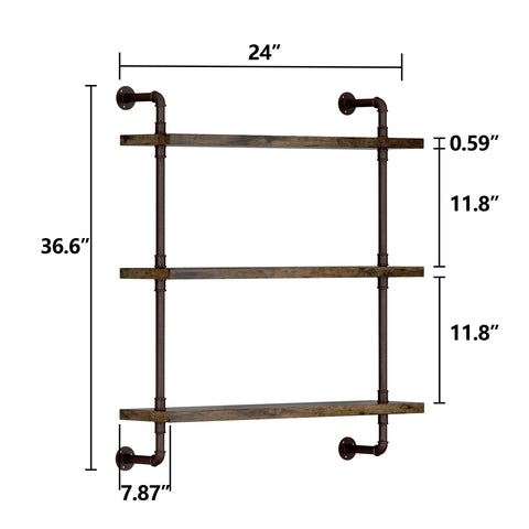 Helsin wall-mounted shelving in kitchen setup for versatile storage and display