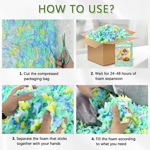 Hem Dgpsy dog bed refill with clean, odor-free memory foam.