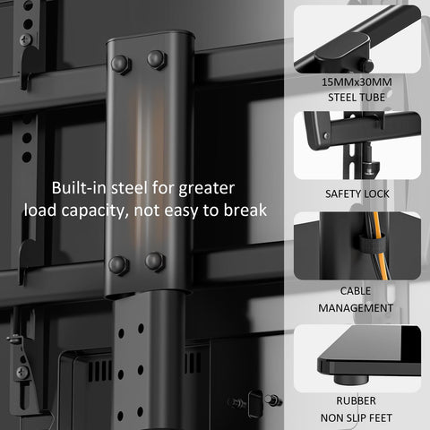 Hemudu heavy-duty design supports up to 99 lbs securely.